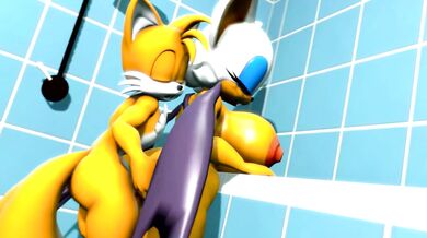 The adventures of the hot babes Tails and Rouge, featuring the spider-like abilities of Spiderman123!