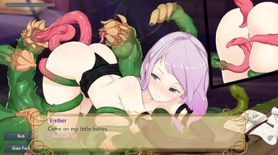 Dark Elf Princesss Tentacle Fucking Scene in the Witchwood Forest