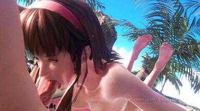 Watch Hitomi get her face fucked in a merged (audio) hentai porn video