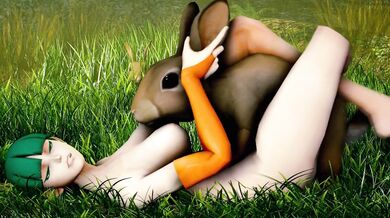 Bunny Fucks Morrigan in Santalol