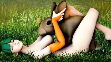 Bunny Fucks Morrigan in Santalol