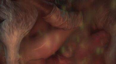 Lara in the cave - The Unexpected Encounter