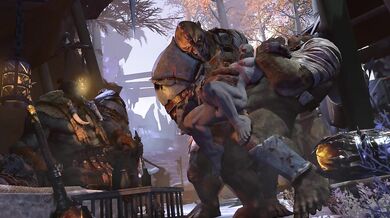 Kratos gets pounded by the goddess of hot volcanic rocks, Ictonica!