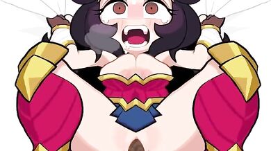 Wonder Woman Takes On The Giant Gashigashi Monster