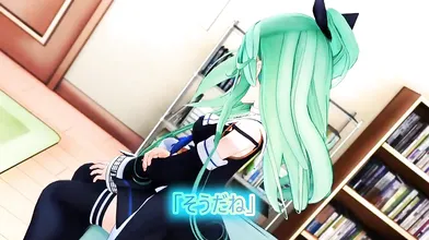 Yamakaze-chan gets a surprise home date with her zombie boyfriend, all alone!