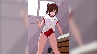Watch this cute futa babe as she busts out of her tight dress in the most erotic way possible