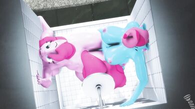 Cumming with SFM in the Shower while Eating Cake