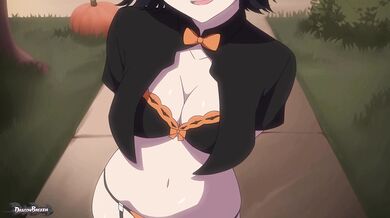 The sexy vampire Mavis attends her first human Halloween party and unleashes her fiery Dragon Breath on the unsuspecting humans