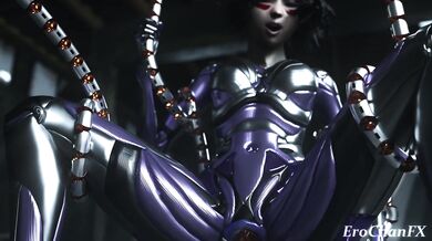 The titanic lady, Alita, unleashes her tentacle beast within, causing an atomic explosion in her heart