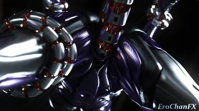 The titanic lady, Alita, unleashes her tentacle beast within, causing an atomic explosion in her heart