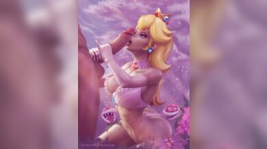 Watch as Princess Peach gets completely taken advantage of by a group of horny plumbers in this hot hentai porn parody video!