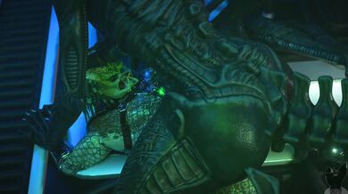 The Xenomorph and the Yautja meet in a hot alien encounter!