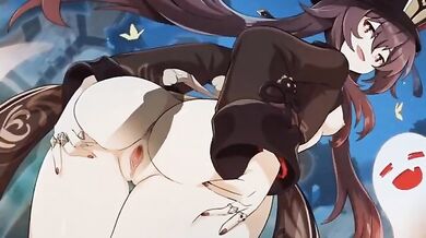 Watch the hot babe Hu Tao standing and having sex with her boyfriend Sollyz in a sexy outfit