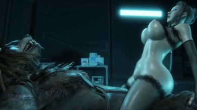 The Scarlet Werewolf in the Clouds: A Hentai Porn Video by Rekin3D [4K]