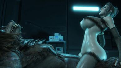 The Scarlet Werewolf in the Clouds: A Hentai Porn Video by Rekin3D [4K]