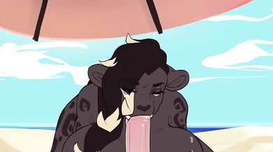 Alien Babe Gets Her Face Fucked on the Beach while Wearing Sunglasses