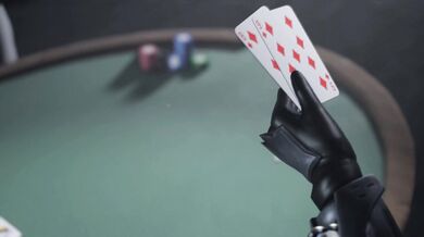 Watch as Widowmaker takes on the poker table in this 4K ultra HD video with blacked out and aphrodisiac effects