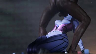 Watch as Widowmaker takes on the poker table in this 4K ultra HD video with blacked out and aphrodisiac effects