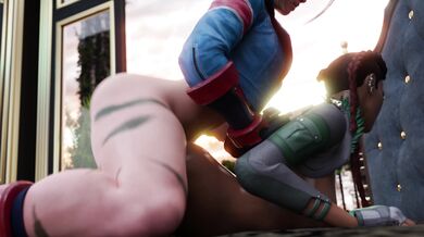 The Wolf Girl Bends Over For Cammy [Hardcore Version]