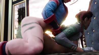 The Wolf Girl Bends Over For Cammy [Hardcore Version]