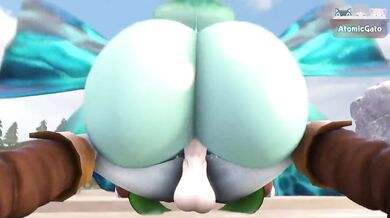 Watch the hot, spoiled Zora princess take on all comers in this smutty HENTAI porn video!