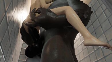 Wet and Naked in the Public Shower