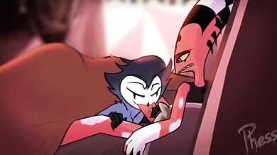 Hentai Porn: Stolas and Blitzo (LewdPhess)