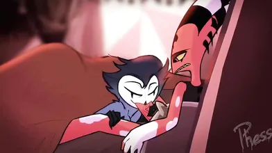 Hentai Porn: Stolas and Blitzo (LewdPhess)
