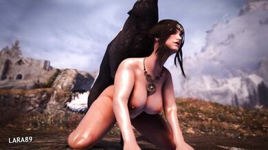 Epic Sexual Encounter: The Brunette and the Horny Skunk