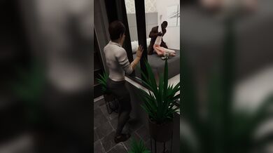 Office Slut Love Bite Cuckold Titjob Swallow-Ebony Threesome