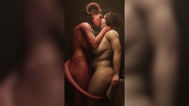 Young girls first time with the demonic entity of her dreams, resulting in a passionate kiss that leaves her breathless and craving more