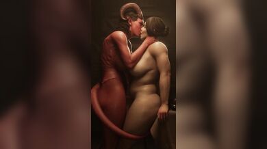 Young girls first time with the demonic entity of her dreams, resulting in a passionate kiss that leaves her breathless and craving more