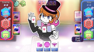 The Card Battle: Taking it all Off!