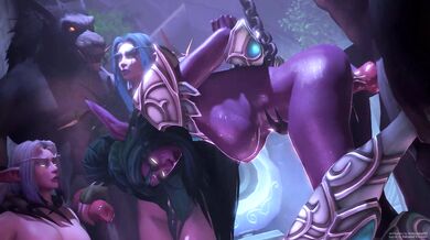 Worgen X Tyrande: Ambrosine92