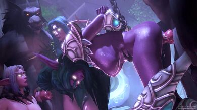 Worgen X Tyrande: Ambrosine92