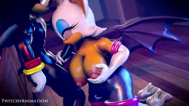 Rouge Gets A Blowjob From Shadow