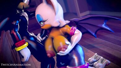 Rouge Gets A Blowjob From Shadow