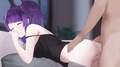 One Night Stand With a Geek Girl and Her Pet Cat Najar