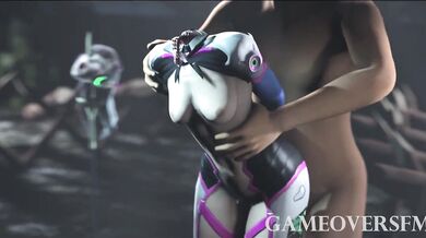 Sexy Mistress with a Chainsaw Slashes and Cuts Off Dvas Head (GameOverFM)