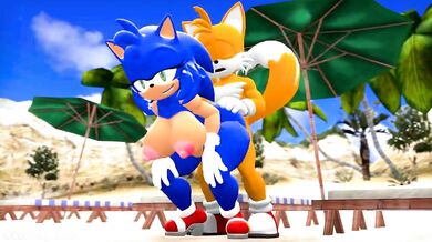 Rebellious Sonic Gets Her Tail Fucked by the Doctor