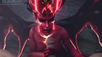 Akasha, The Queen Of Pain - Deepthroat Blowjob