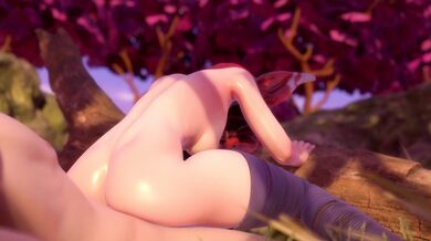 The Naked Forest Adventurer: Xayah in 4K Resolution