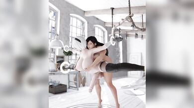 Tifa and 2B Sex Slaves in MilkyGirls