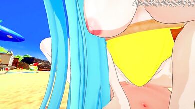 Goku and Marron: The Hentai Dragon Ball