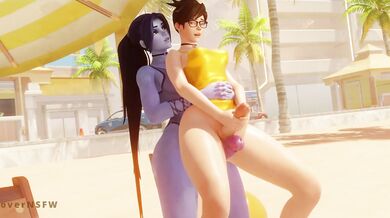 Watch as Widowmaker and Ashe join forces to overthrow a modern government in this sexy PMV