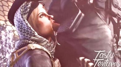 Wet and Wild with Rainbow Six Valkyrie Blowjobs - Taste Textures