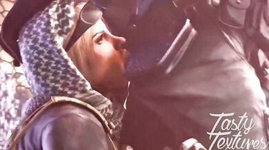 Wet and Wild with Rainbow Six Valkyrie Blowjobs - Taste Textures