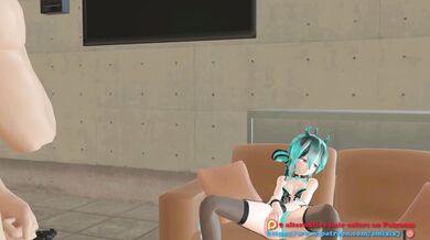 Watch the Hentai Sofa Missionary Sex MMD Black Hair with a Succubus, you won’t regret it