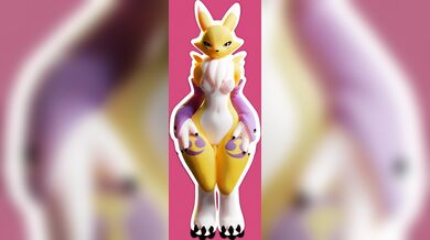 Busty Renamon Shakes Her Voluptuous Ass in Marrubis Face