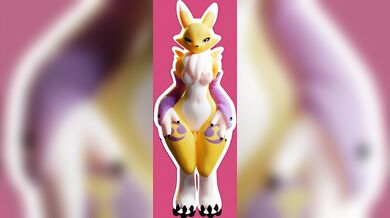 Busty Renamon Shakes Her Voluptuous Ass in Marrubis Face